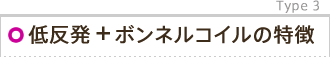 低反発ウレタン+ボンネルコイルマットレスの特徴
