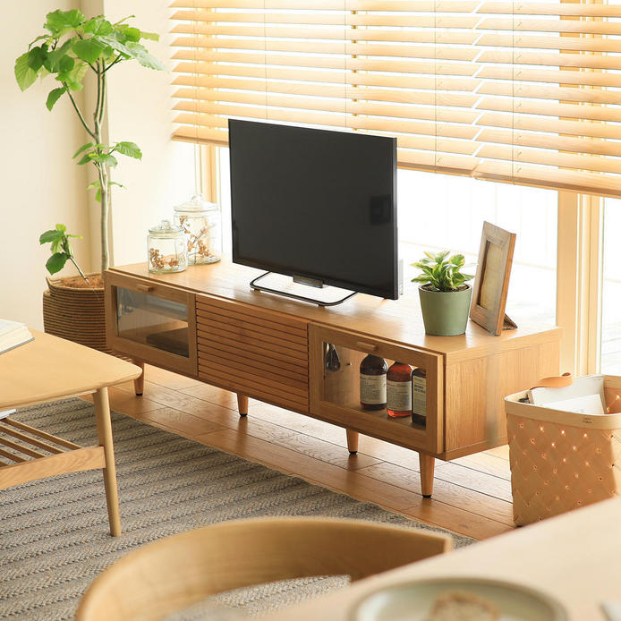 rekittv/ナチュラル/ブラウン/開梱設置付（大川）｜家具・インテリア