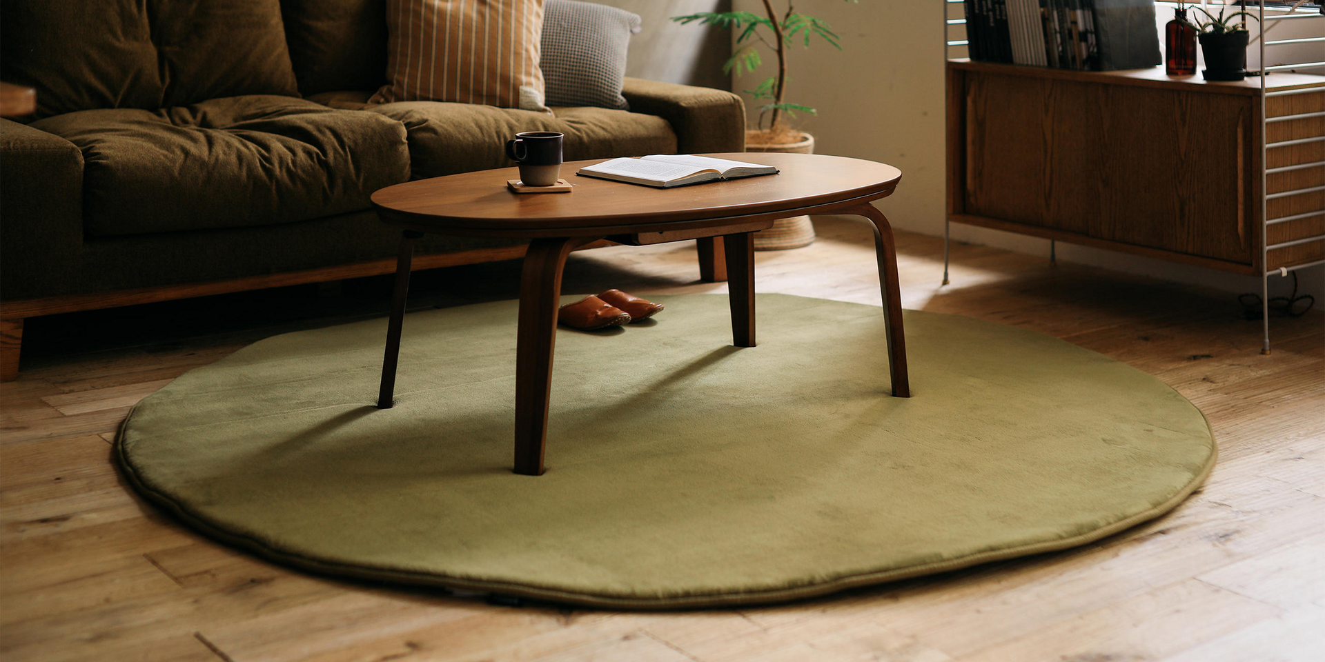 高＋低反発ハイブリッド2層構造 ボリュームフランネルラグマット