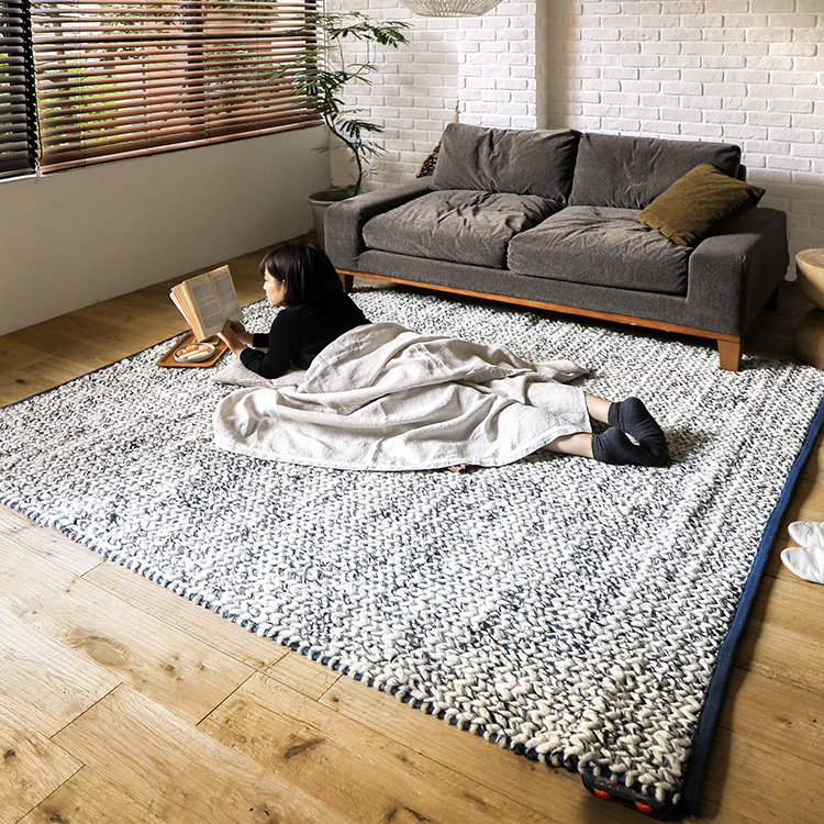 ラグマット Amin Raj ブルー 家具 インテリア通販 Re Ceno リセノ 本店