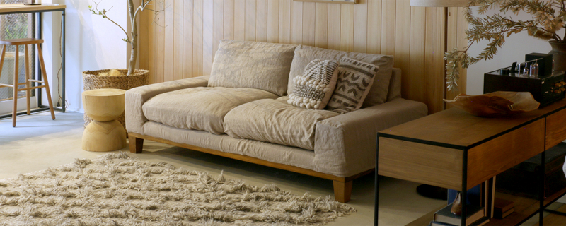 Noana Folkソファーに新しいカバーを リネン10 Re Ceno Mag