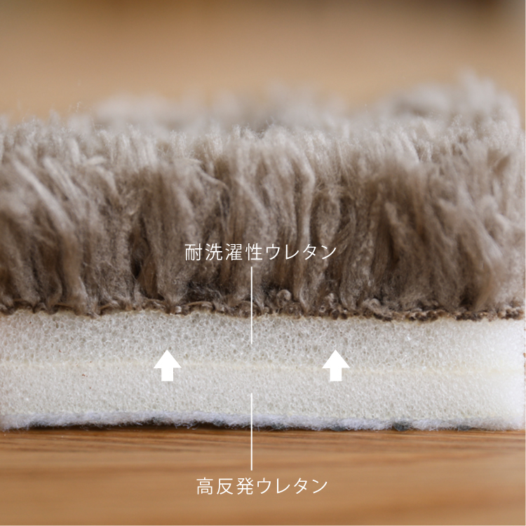 今ならほぼ即納! コーデュロイ 遮音効果 高反発ウレタン ラグマット フランネルラグ 洗える2層 - カーペット