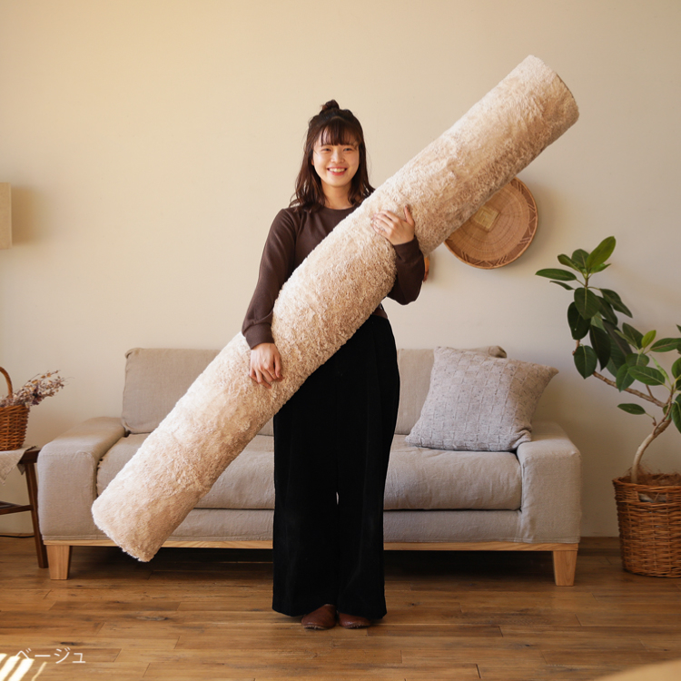 洗える+高反発 2層構造 マイクロファイバーラグマット colette 円形 