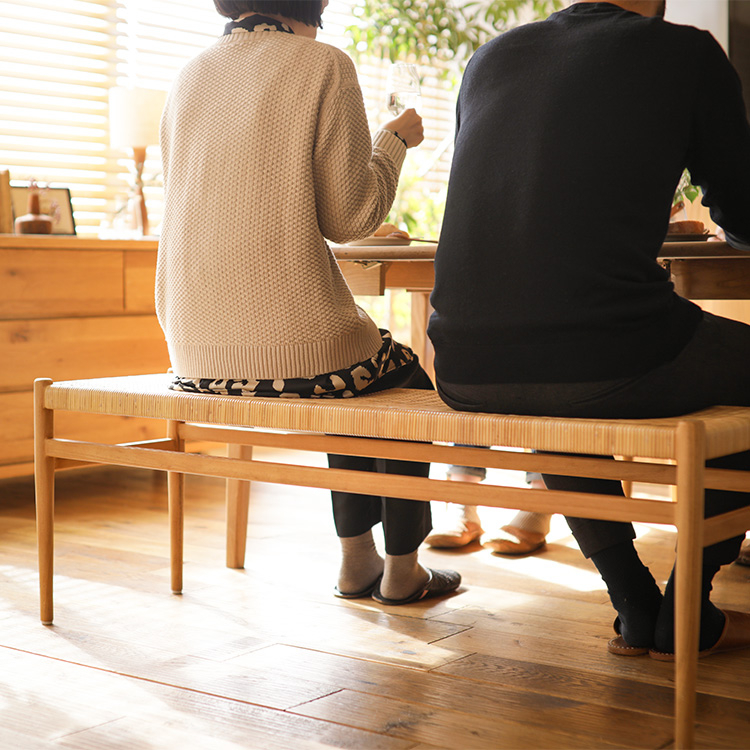 Re Ceno Product ダイニングベンチ Wicker Bench Natural 翌日お届け対応 Wickerbr B Wickerna B あす楽 カインズ ナチュラル リトルプレス ワイド動画 家具 インテリア通販 Re Ceno リセノ 本店