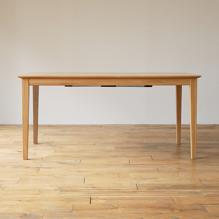 楽天市場 ダイニングテーブル こたつ テーブル Fam Natural 長方形 150cm ヴィンテージ オーク 木製 おしゃれ 送料無料 即日出荷可能 Recenoインテリア