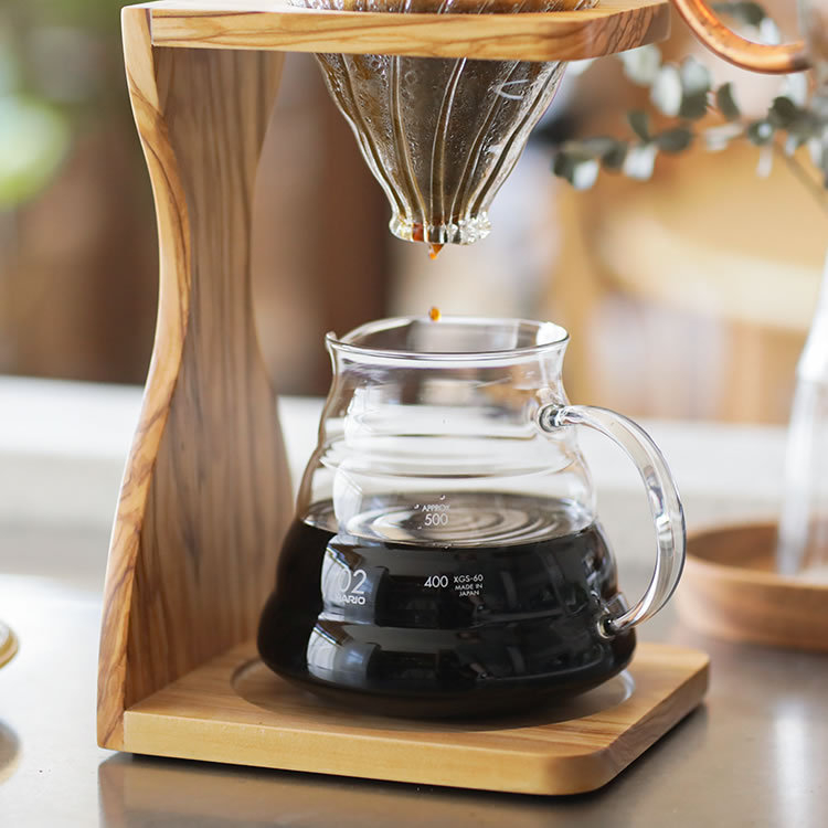 HARIO V60オリーブウッドスタンドセット - 家具・インテリア通販 Re 