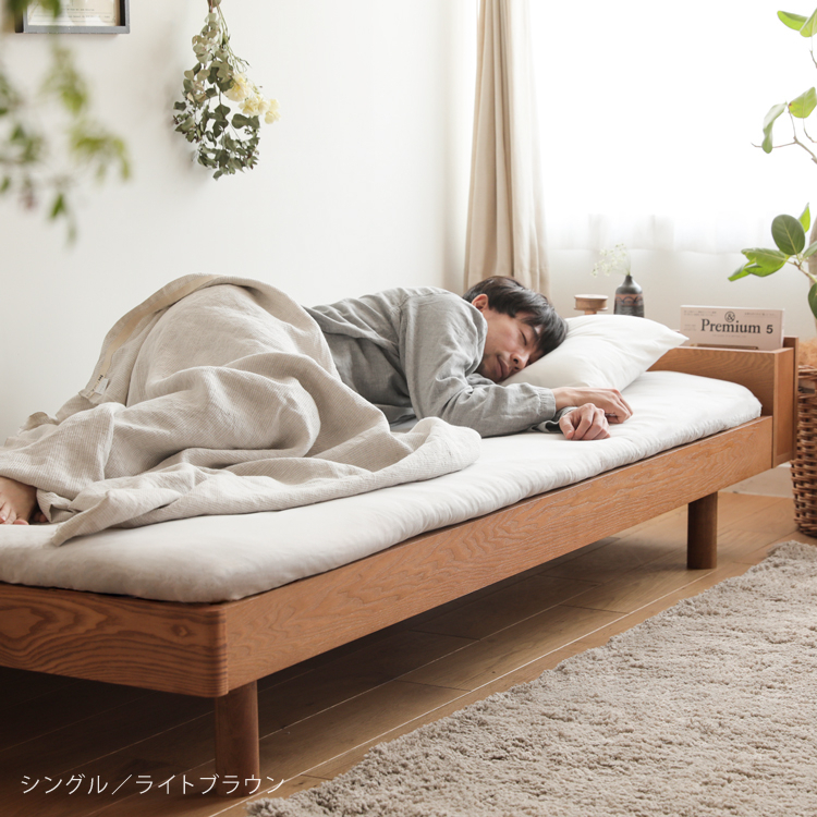 布団で使えるすのこベッド Cube 高さ3段階タイプ 家具 インテリア通販 Re Ceno リセノ