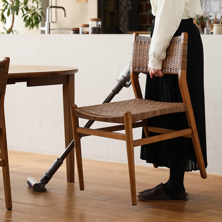 ダイニング3点セット folk&WICKER/BR - 家具・インテリア通販 Re