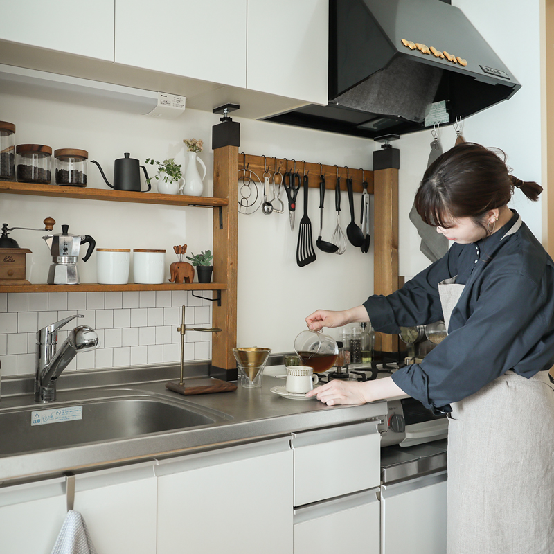 動画-晴れのち、キッチン｜#5 賃貸キッチンを特別な空間に簡単DIYとドーナツ - 家具・インテリア Re:CENO（リセノ）