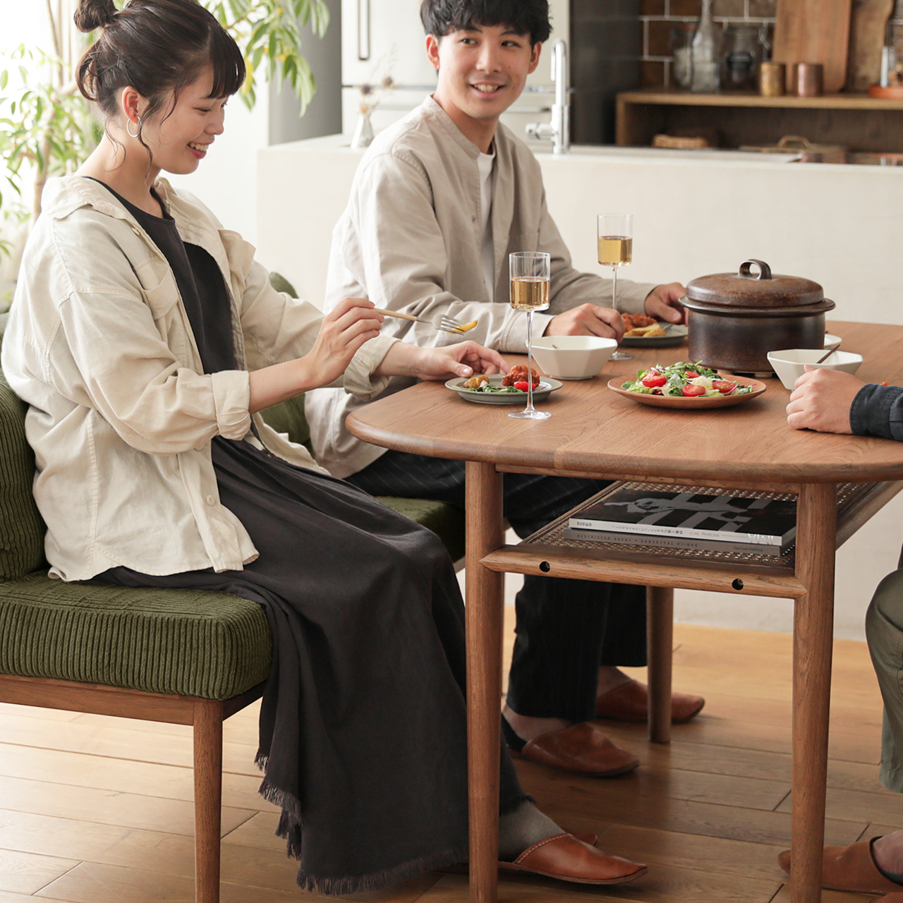 Re:CENO product｜2人掛けダイニングソファー culum 2人掛けダイニングソファー culum／NA ｜家具・インテリア通販 Re:CENO