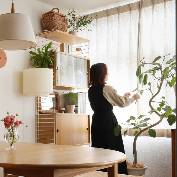 【わたしの愛用品】 ナチュラル家具のお部屋に、リネンカーテンがおすすめな理由