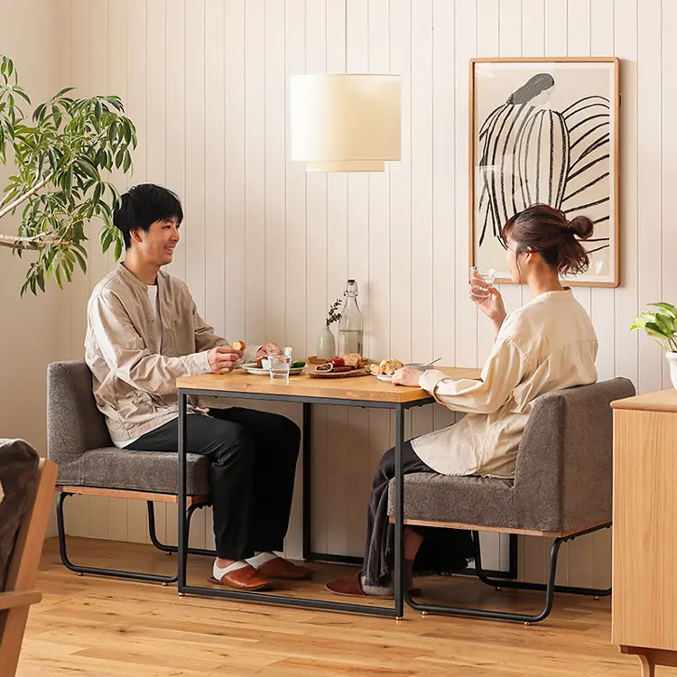 魅力的な価格 HONOKA ダイニングテーブル 80×80 DBR/NA | artfive.co.jp