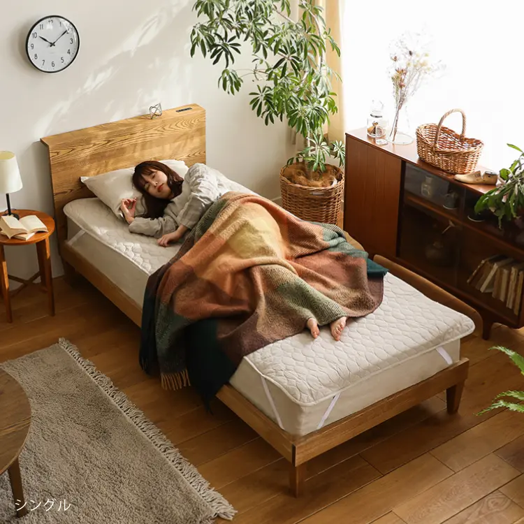 木製ベッド folk／BR ｜家具・インテリア通販 Re:CENO(リセノ)