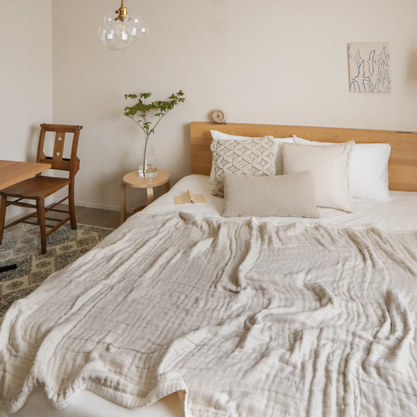 【わたしの愛用品】夏の冷えを予防！　眠りを心地よくするガーゼケット「torotoro」