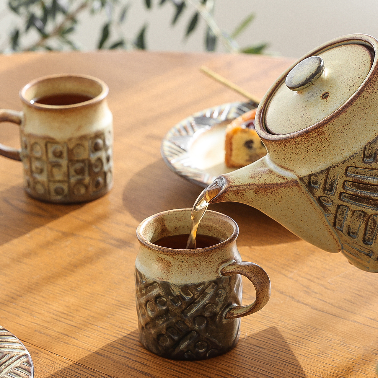 上野焼　吉右衛門窯　ポット 上野焼 吉右衛門窯 ポット 上野焼 吉右衛門窯 ポット 上野焼 吉右衛門