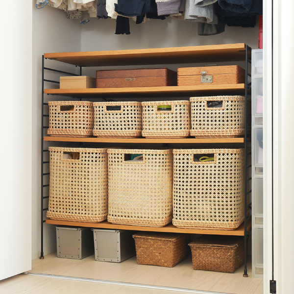 【わたしの愛用品】劇的にお部屋が片付く、ラタンの収納ボックス