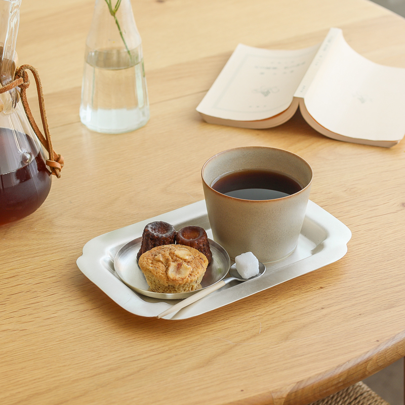 限定色*イイホシユミコ×CHECK&STRIPE カップ&プレート＊2色セット 限定色*イイホシユミコ×CHECK&STRIPE カップ&プレート＊2色セット