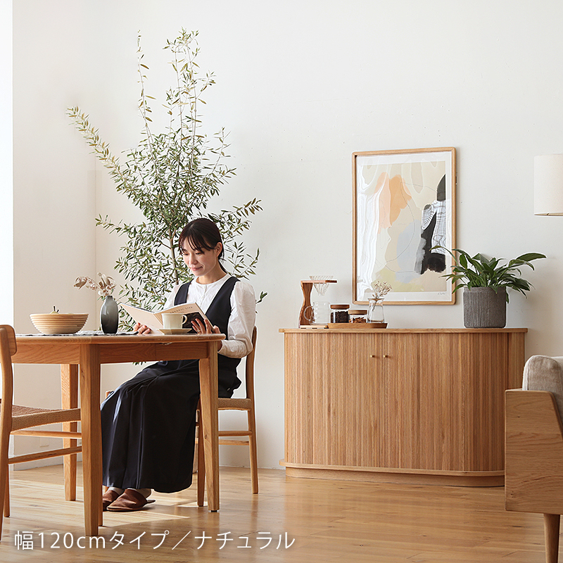 リセノインテリア　サイドボード お家で使ってみた-リセノスタッフ3名が新作silta cabinetを