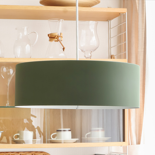 【わたしの愛用品】圧迫感ゼロ！　8畳LDに映えるグリーンの「ペンダントライト GALLON」
