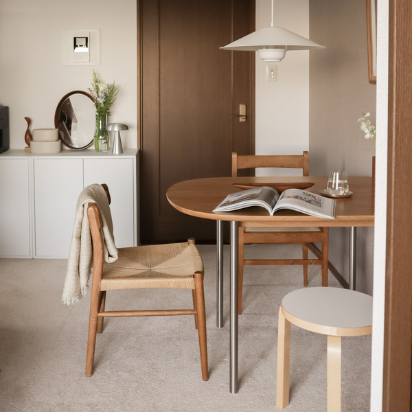 【わたしの愛用品】3畳のダイニングに幅100cmがちょうどいい。Pairダイニングテーブルのある暮らし