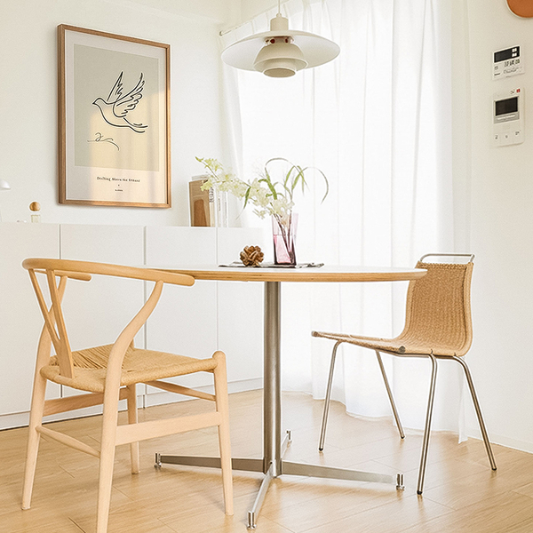 【わたしの愛用品】10畳LDKに選んだ、円形100cmの「Pair ダイニング」と暮らして半年