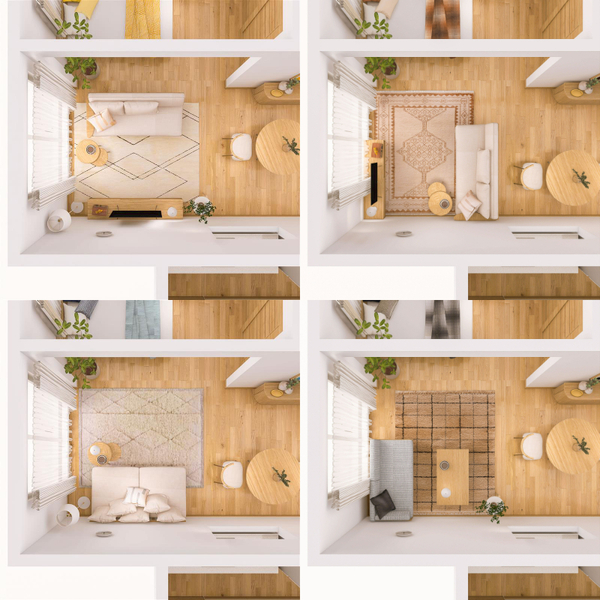 縦長リビングのソファー配置の正解とは？ 4つの配置パターンを比較解説します。