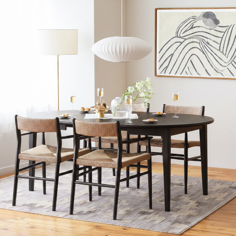 伸長式ダイニングテーブル folk／BK ｜家具・インテリア通販 Re:CENO