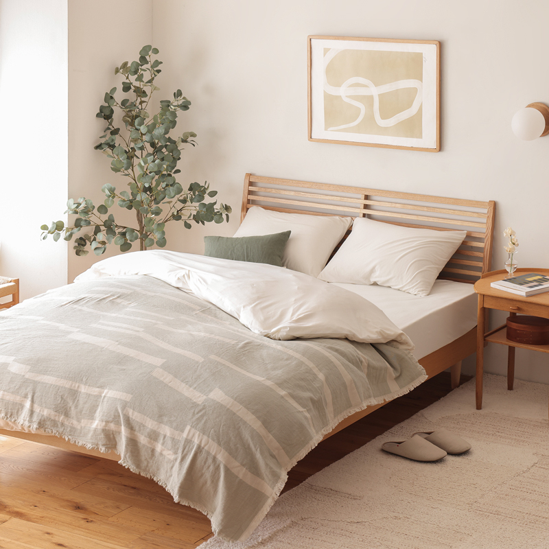 コットンブランケット elvang Lyme Grass ｜家具・インテリア通販 Re