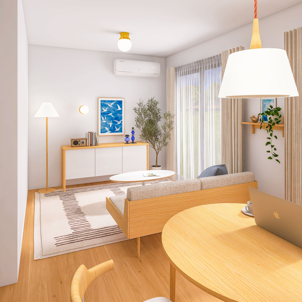 8畳LDK、レイアウトしてみた。狭い横長の間取りを広く見せる家具配置術とは？