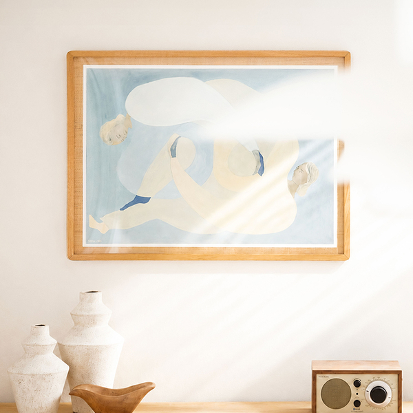 【わたしの愛用品】空色のアートポスターを迎えて、夏を楽しむ準備をはじめました。