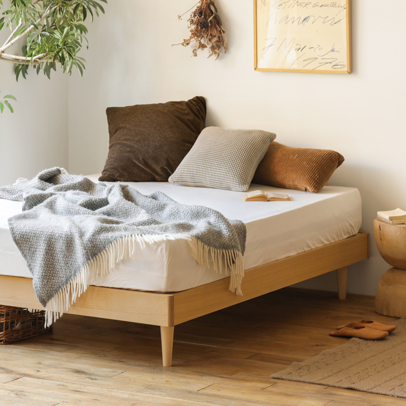 木製ベッド NOANA／NA ヘッドレスタイプ - 家具・インテリア通販 Re