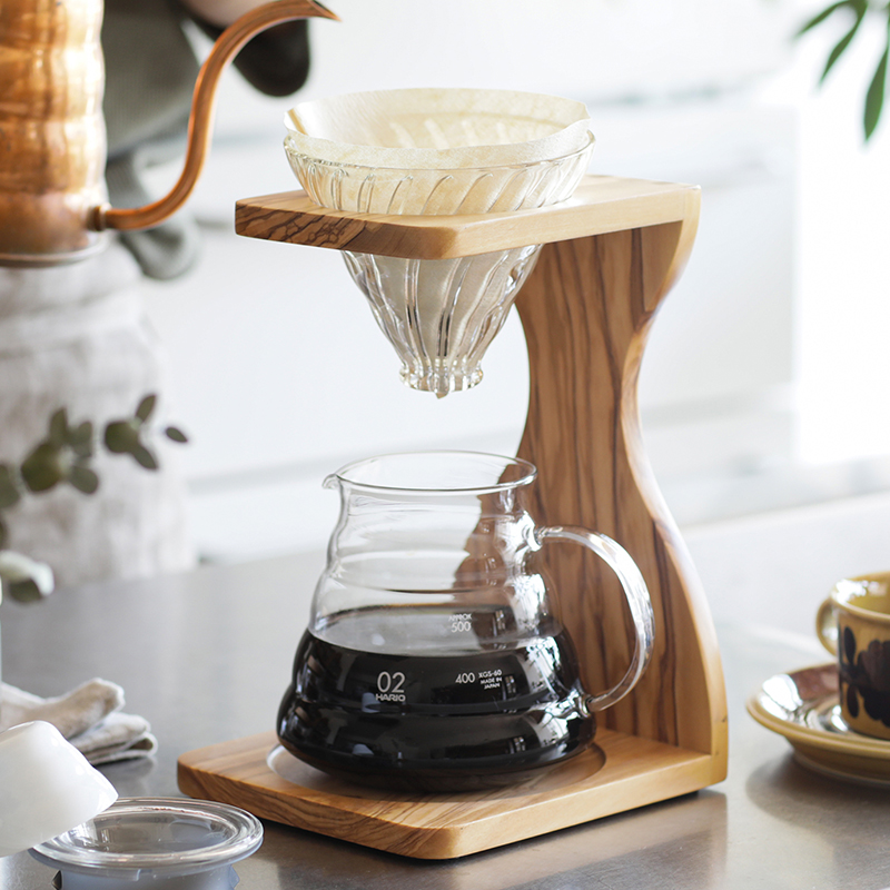 V60オリーブウッドスタンドセット