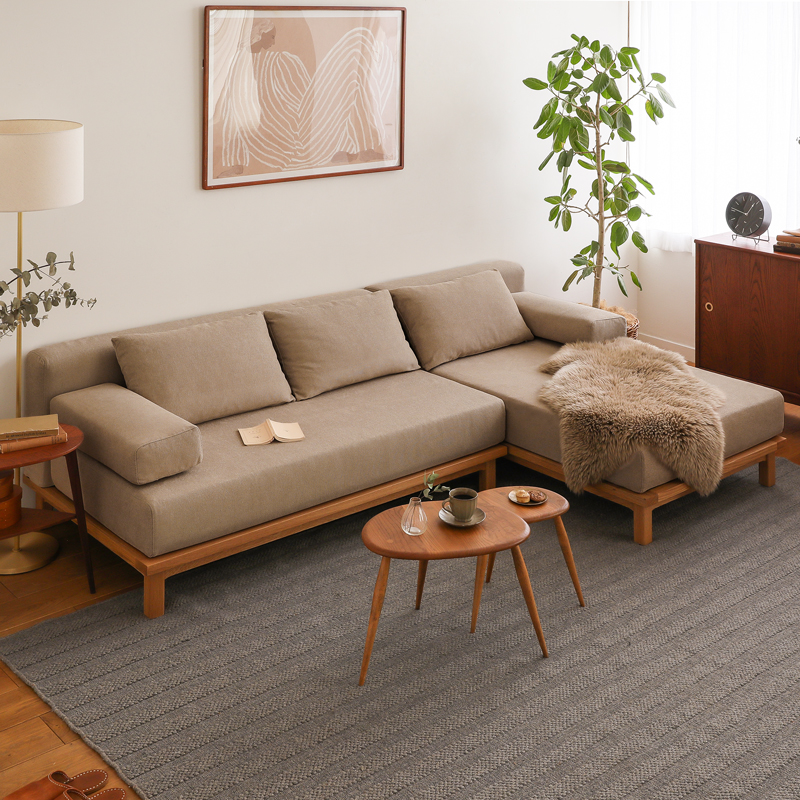 カラーベージュリセノ ソファSIEVE rect unit sofa Aタイプ②