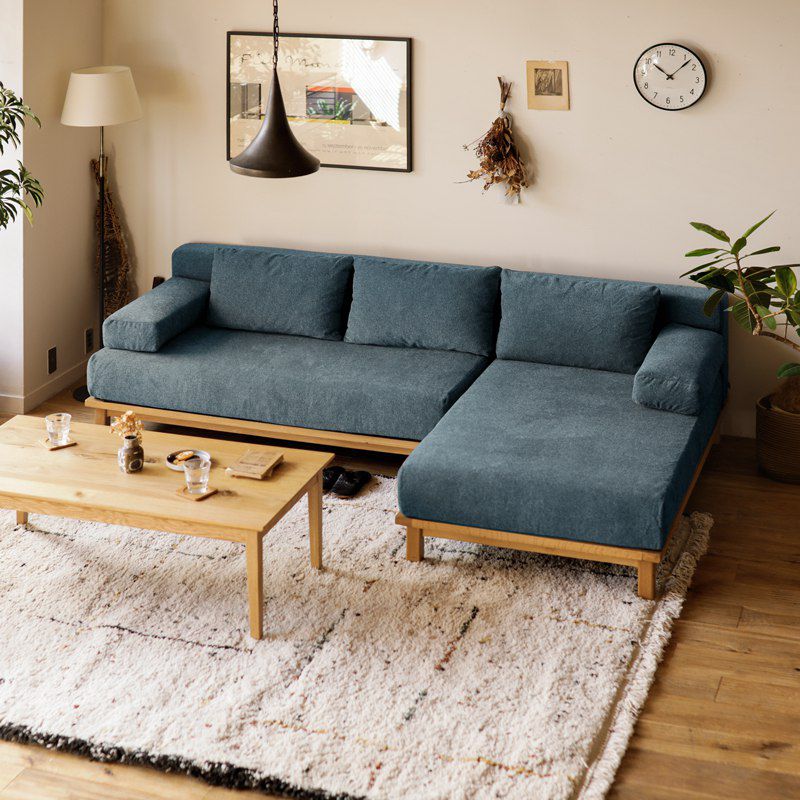 カラーベージュリセノ ソファSIEVE rect unit sofa Aタイプ②