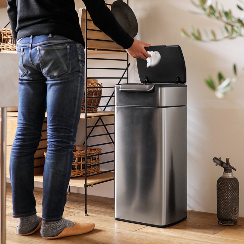 タッチバーダストボックス simplehuman レクタンギュラー 30Lタイプ