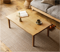 折りたたみこたつテーブル LUKE ヘリンボーン 長方形 幅90cmタイプ