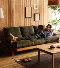 【リセノ】2.5人掛けソファ 2.5人掛けソファ(Re:CENO リセノ)