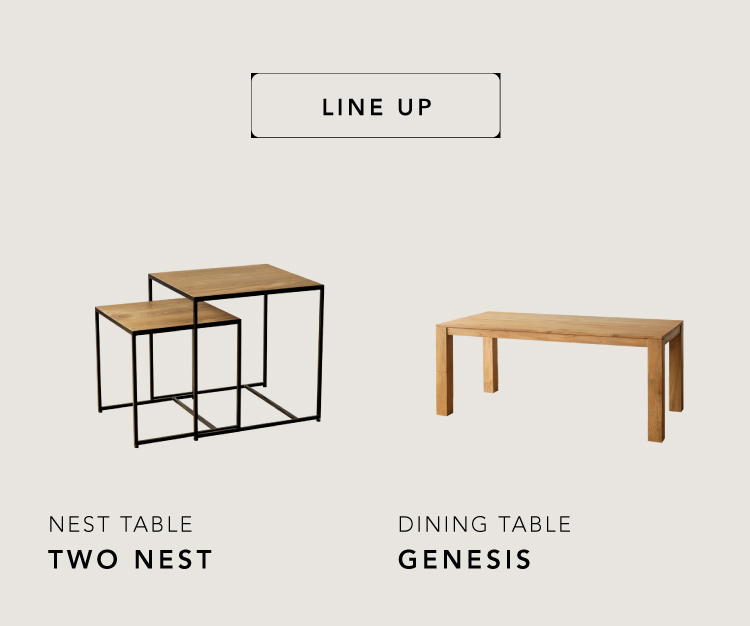 大小2つセット dareels TWO NEST TABLE re:ceno 大小2つセット dareels TWO NEST TABLE re:ceno