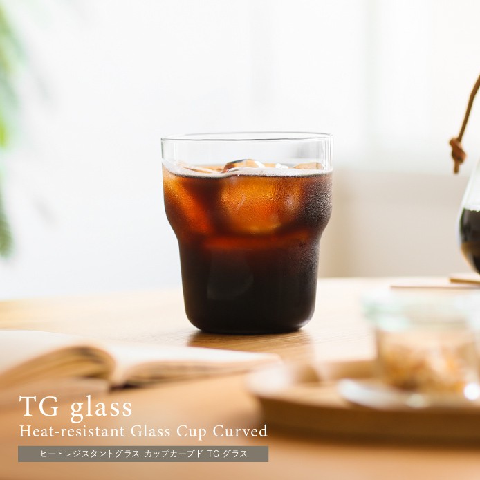 グラス TG Glass Heat-resistant Glass Cup Curved