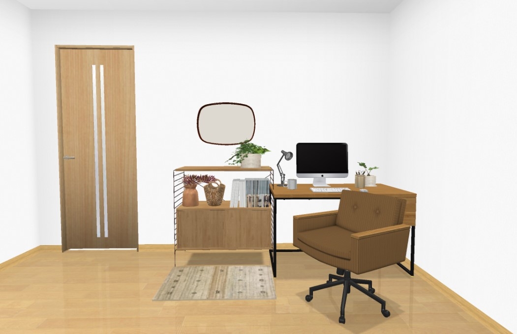 デスク (ライフ/ワーク/コーナー） 木製・スタイリッシュ・レッドオーク材 デスク (ライフ/ワーク/コーナー） 木製・スタイリッシュ