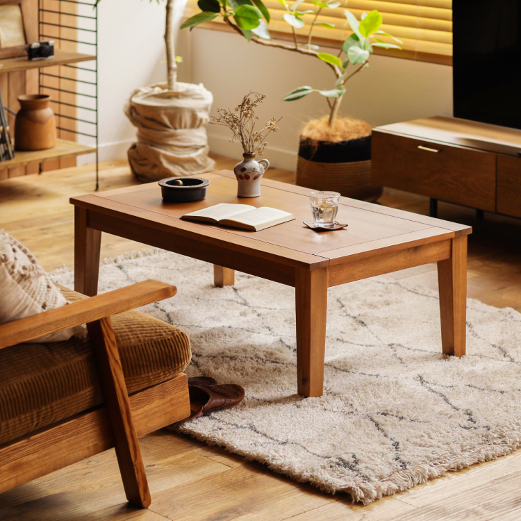 ＊*＊様 ブラウン長方形テーブル 即日出荷対応｜105cm×奥行き60cm以上の長方形テーブル/gracia/ブラウン