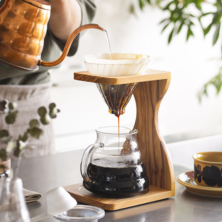 V60オリーブウッドスタンドセット