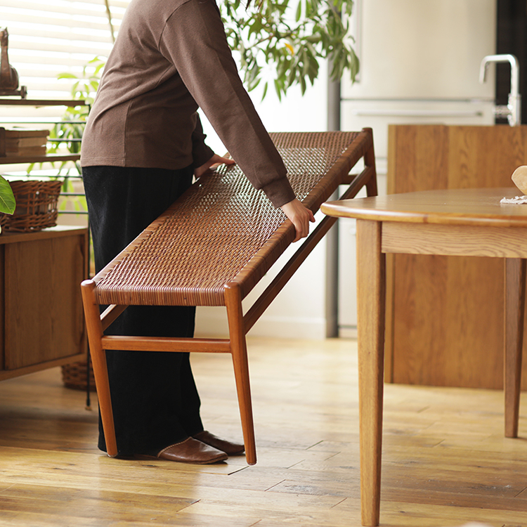 ダイニングスツール WICKER／BR - 家具・インテリア通販 Re:CENO(リセノ)