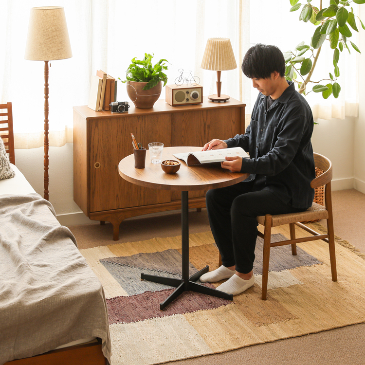 カフェテーブル WIRY／BR 円形 - 家具・インテリア通販 Re:CENO(リセノ)