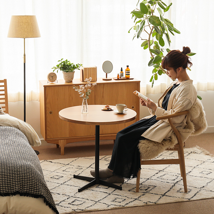 カフェテーブル WIRY/NA 円形 |家具・インテリア通販 Re:CENO(リセノ) カフェテーブル WIRY/NA 円形 |家具・インテリア通販 Re:CENO(リセノ)