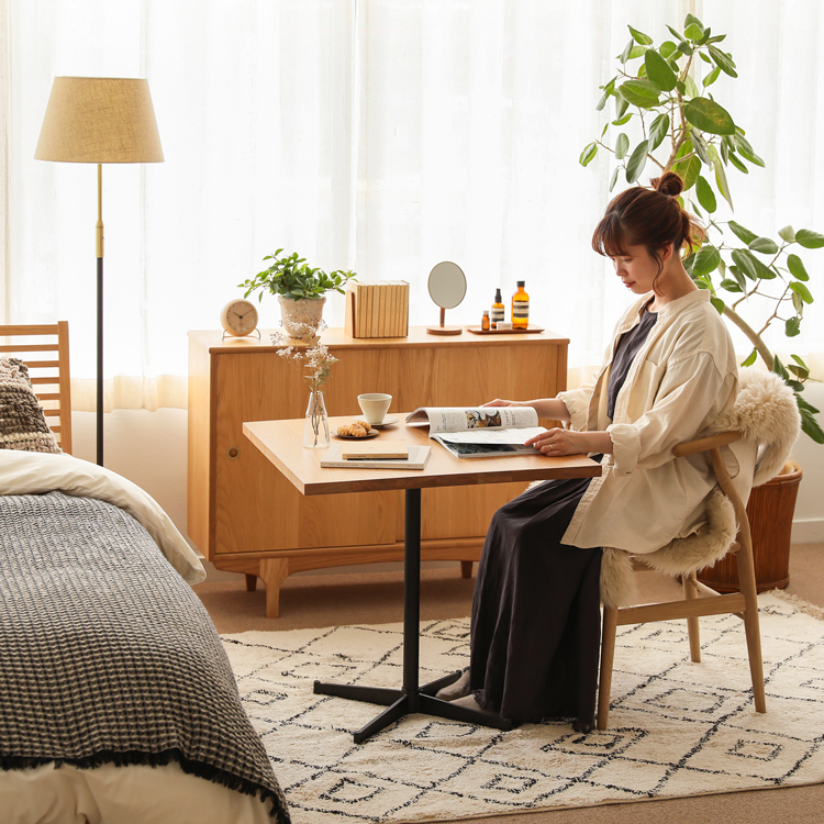 カフェテーブル WIRY／NA 正方形 - 家具・インテリア通販 Re:CENO(リセノ)