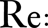 Re: