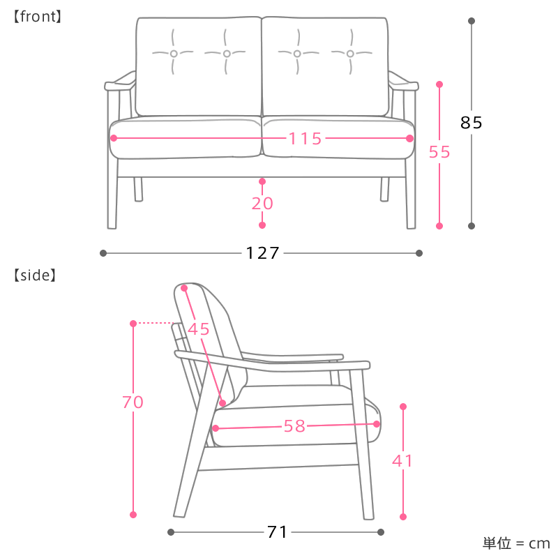 別注プロダクト 2人掛けソファー Henry セール 開梱 設置無料 サンプル請求可能 Henry グリーン サンプル請求可能 ブラウン リトルプレス ワイド動画 開梱設置付 家具 インテリア通販 Re Ceno リセノ 本店